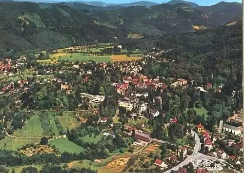 AK, Badenweiler Schwarzw., Luftbildübersicht, ca. 1976