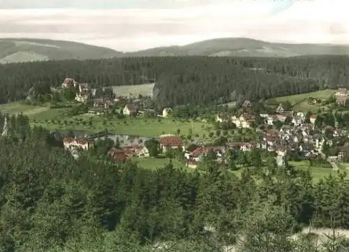 AK, Hahnenklee-Bockswiese, Blick vom Bocksberg, 1959