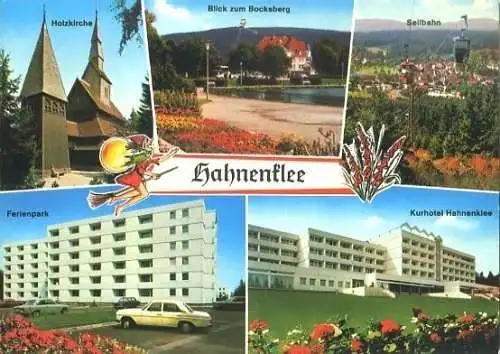 AK, Hahnenklee-Bockswiese, 5 Abb., u.a. Kurhotel, 1979