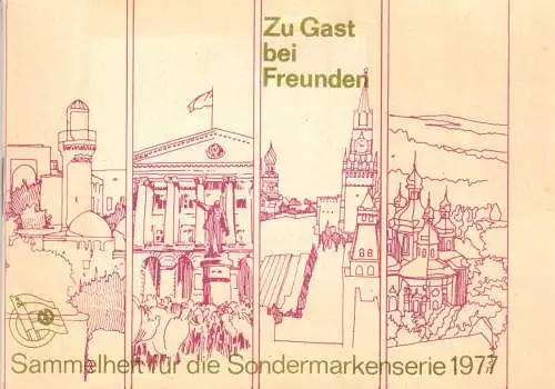 DSF, Deutsch-Sowjetische Freundschaft, komplettes Sondermarkenheft 1977