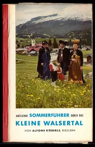 tour. Broschüre, Amtlicher Sommerführer durch das Kleine Walsertal, 1966