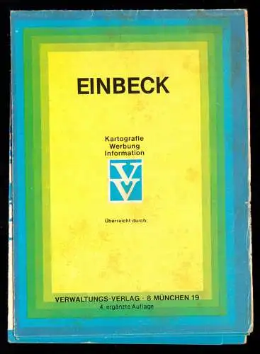 Stadtplan Einbeck, um 1980
