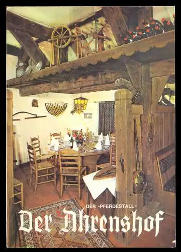 tour. Prospekt, Bad Zwischenahn, Der Ahrenshof, Der Perdestall, 1972
