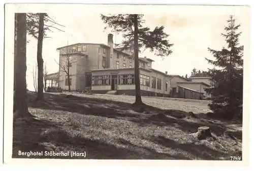 AK, Stöberhai Harz, Berghotel Stöberhai, 1930