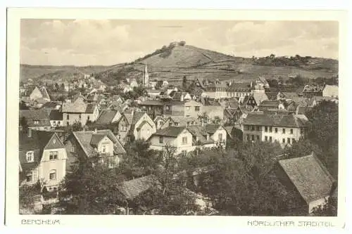 AK, Bensheim, Teilansicht, nördlicher Stadtteil, 1915