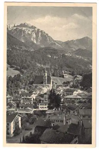 AK, Berchtesgaden, Teilansicht vom Soleleitungsweg, um 1928