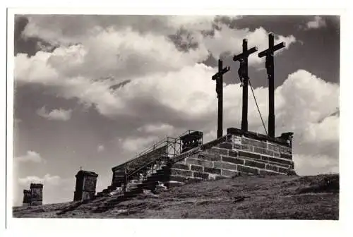 AK, Bischofsheim Rhön, Drei Kreuze, um 1938