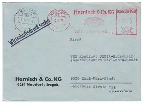 AFS, Harnisch & Co KG, Kunststoffverarbeitung, o Neudorf, 9314, 2.4.71