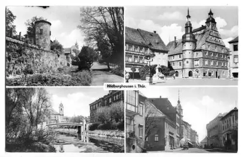 AK, Hildburghausen Thür., vier Abb., 1960