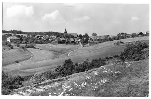 AK, Herschdorf Kr. Ilmenau, Gesamtansicht, 1967