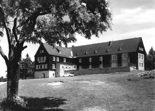 AK, Klingenthal, Aschberg, Jugendherberge, 1973