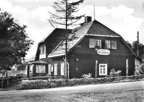 AK, Zinnwald - Georgenfeld, HO-Café Hochmoor, 1972