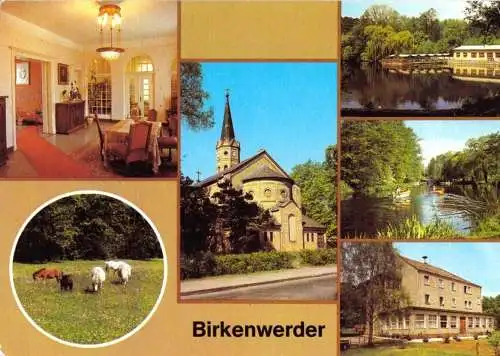 AK, Birkenwerder Kr. Oranienburg, sechs Abb., gestaltet, 1984