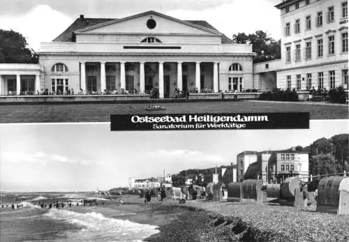 AK, Ostseebad Heiligendamm, zwei Abb., Querformat, 1970