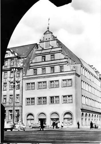AK, Leipzig, Markt, Blick zur Alten Waage, 1966