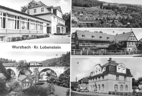 AK, Wurzbach Thür., fünf Abb., 1984