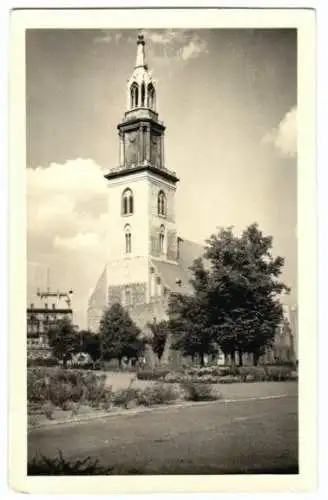 AK, Berlin Mitte, Marienkirche, 1955