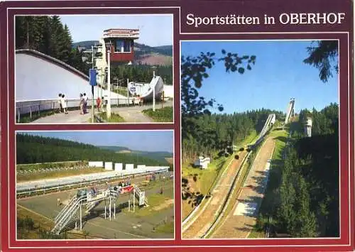 AK, Oberhof Thür. Wald, Sportstätten, 1991