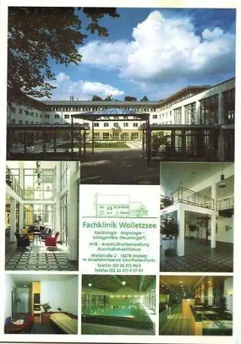 AK, Wolletz, Fachklinik Wolletzsee, 6 Abb., ca. 2000