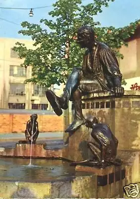 AK, Braunschweig, Eulenspiegelbrunnen, 1961