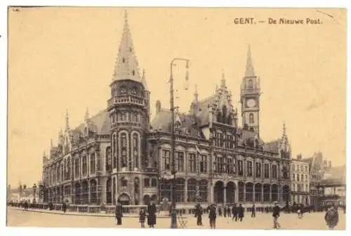 AK, Gand, Gent, De Nieuwe Post, 1918