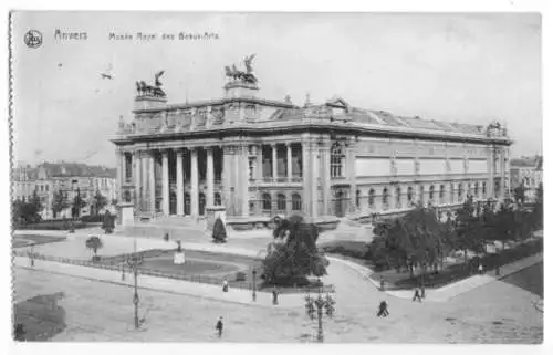 AK, Antwerpen, Anvers, Musée Royal des Beaux-Arts, 1915