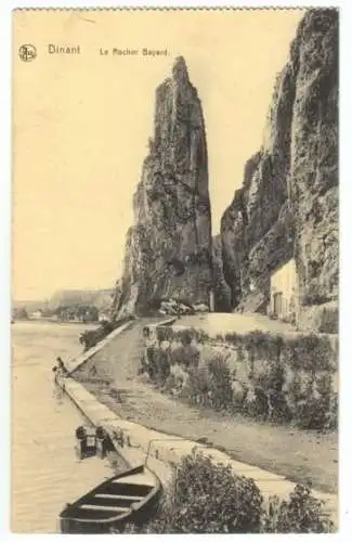 AK, Dinant, Le Rocher Bayard, 1915