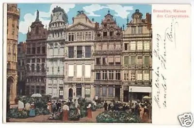 AK, Brüssel, Bruxelles, Maison des Corporations, 1904