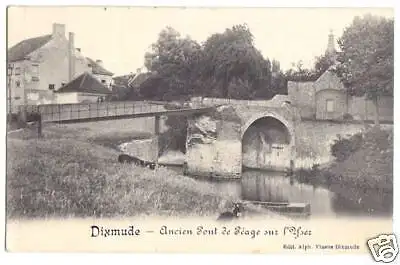 AK, Dixmude, Diksmuide, Ancien Pont de Peage sur l'Yser