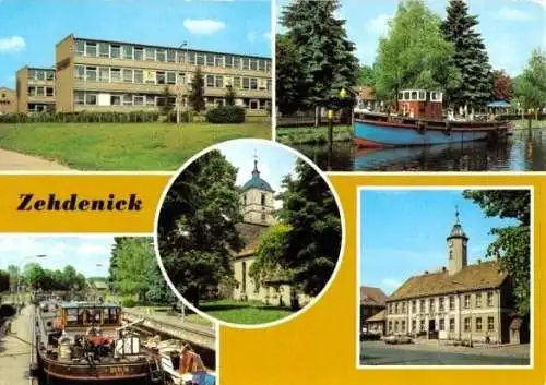 AK, Zehdenick Kr. Gransee, fünf Abb. u.a. Oberschule, 1984