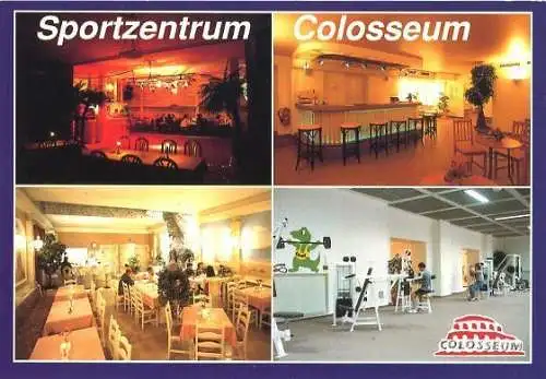 AK, Eberswalde, Sportzentrum "Colosseum", 4 Abb., 1994