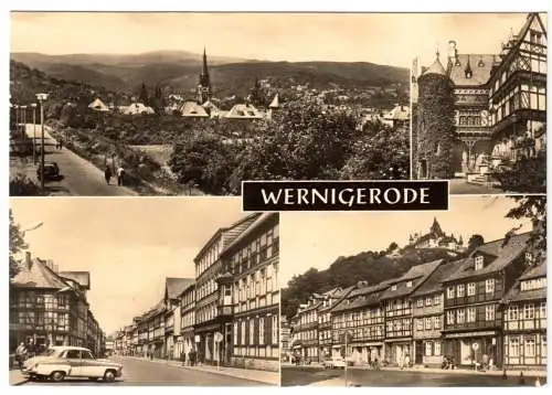 AK, Wernigerode Harz, vier Abb., 1970