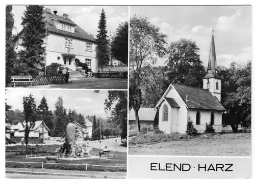 AK, Elend Harz, drei Abb., 1973