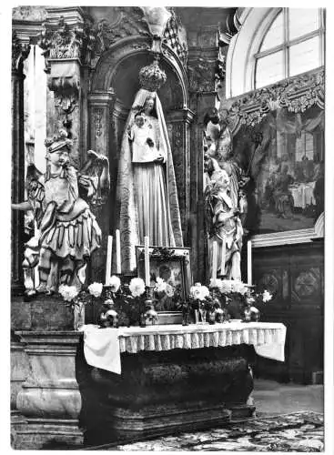 AK, Neuzelle Kr. Eisenhüttenstadt, Marienaltar in der Kath. Kirche, 1978