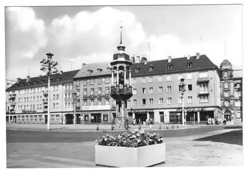 AK, Magdeburg, Am Markt mit Magdeburger Reiter, 1980