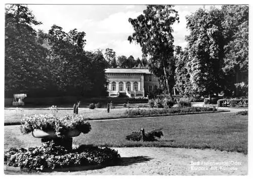 AK, Bad Freienwalde Oder, Kurpark mit Kurhaus, 1971