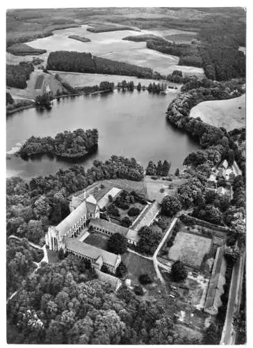 AK, Chorin Kr. Eberswalde, Kloster Chorin, Luftbildansicht, 1973