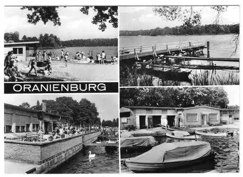 AK, Oranienburg, Am Lehnitzsee, vier Abb., 1978