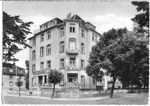 AK, Bad Nauheim, Haus Gutenberg, 1962