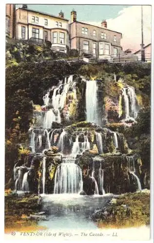 AK, Ventnor, Isle of Wight, The Cascade, um 1920