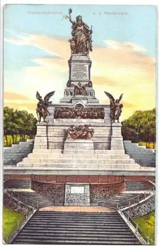 AK, Rüdesheim Rhein, Niederwald Nationaldenkmal, 1914
