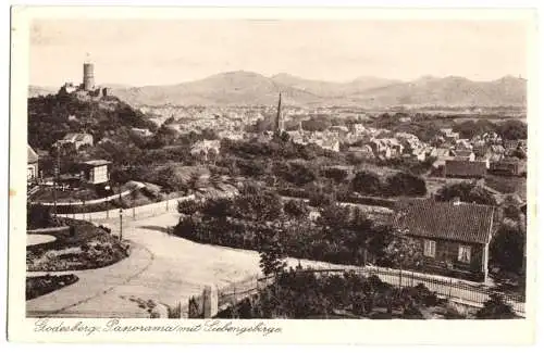 AK, Godesberg, Teilansicht mit Siebengebirge, um 1930