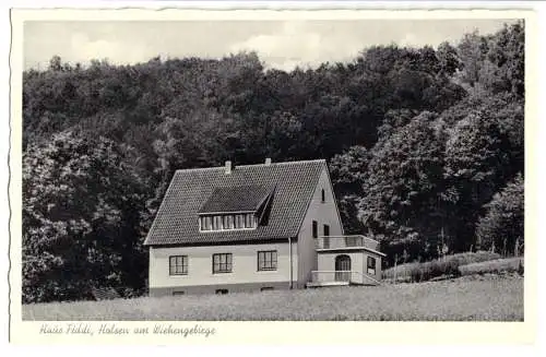 AK, Holsen am Wiehengebirge über Löhne, Pension Haus Fiddi, um 1938