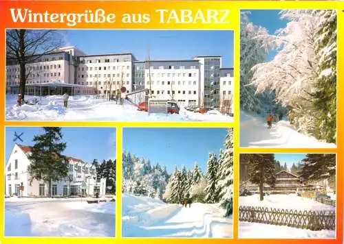 AK, Tabarz Thür. Wald, fünf Winteransichten, 1997
