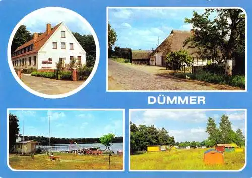 AK, Dümmer Kr. Schwerin, vier Abb., 1985