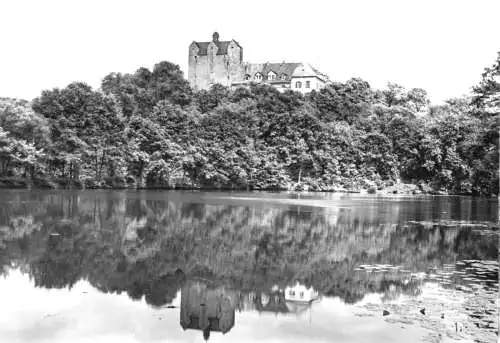 AK, Ballenstedt am Harz, Blick zum Schloß - Forstfachschule, 1976