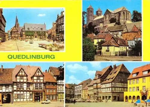 AK, Quedlinburg, vier Abb., 1982