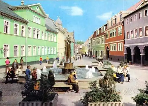 AK, Suhl, Steinweg, belebt, 1978