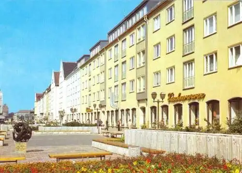 AK, Neubrandenburg, Turmstr., 1987