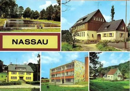 AK, Nassau Kr. Brand-Erbisdorf, fünf Abb., 1985